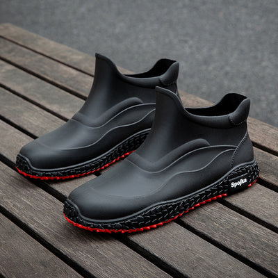 Fashion Korean Style Internet Celebrity Leisure Slip On Rubber Shoes