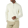 Men's Fashion Half Zipper Polo Sweater Casual Long Sleeve