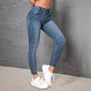 High-elastic Versatile Slim-fit Mid-rise Skinny Pants Relaxed Fit