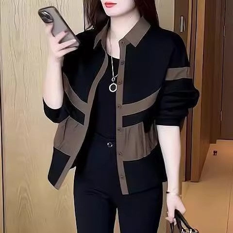 Loose And Slim Women's Thin Coat Top