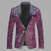 Vestito da spettacolo da uomo in velluto e paillettes