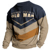 Men's Street Sports Fashion Round Neck Sweater