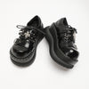 Platform Leather Shoes Women's Dark Japanese Style