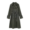 Trench lungo e cappotto largo da donna con cinturino