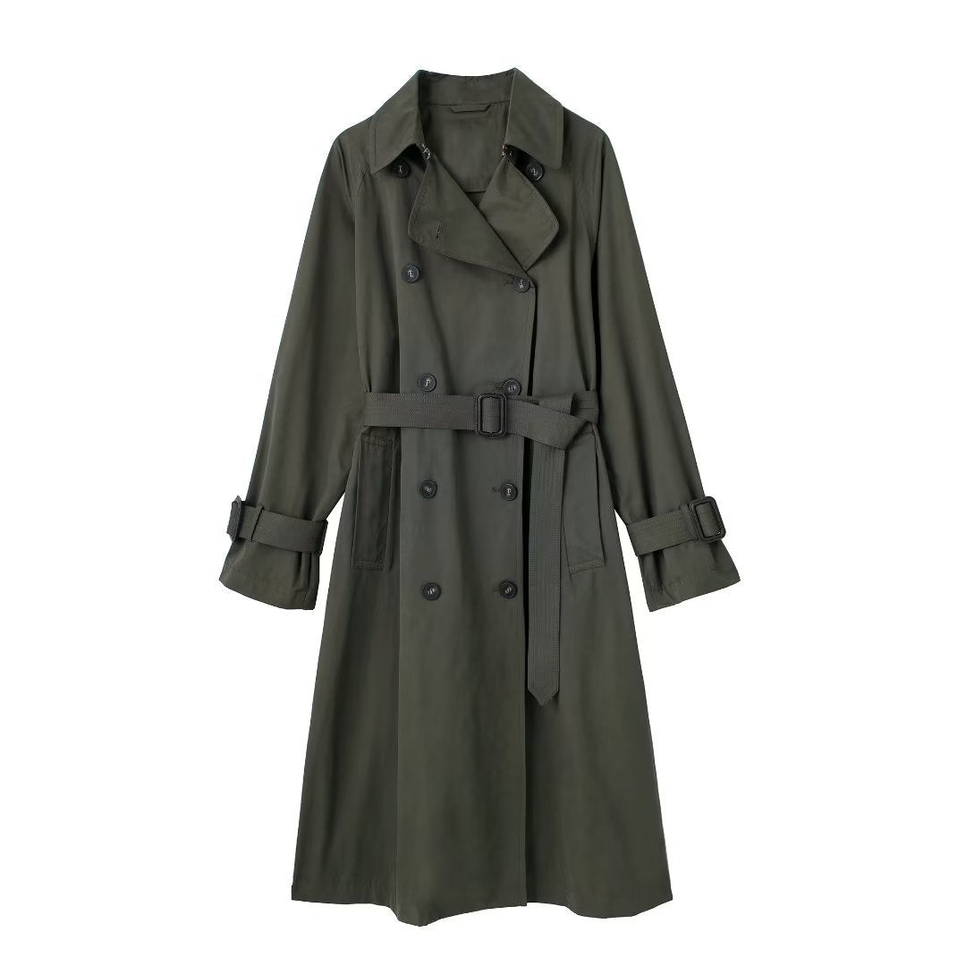 Trench lungo e cappotto largo da donna con cinturino