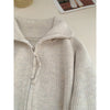 Spring Concise Idle Style Soft Glutinous Coat Thermal Knitting Coat