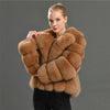 Coat Imitation Fox Fur Women's Clothing