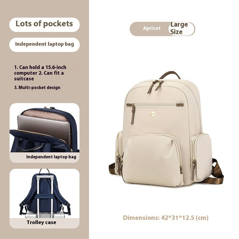 Borsa per laptop a tracolla di grande capacità