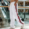 Simple Stitching Casual Sports Breasted Sweatpants