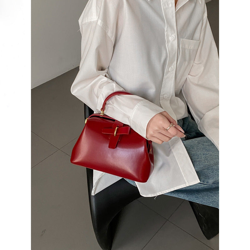 Affordable Luxury Fashion Cowhide Handbag Women