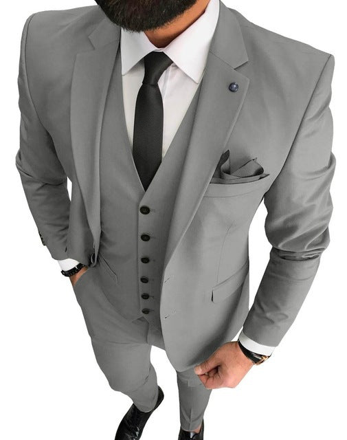 Completo tre pezzi da uomo business casual