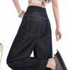 Three-proof Tencel Lyocell Cool Feeling Wide-leg Jeans Women's Summer Thin