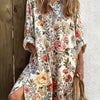 New Womens Printed Short Sleeve Shirt Dress