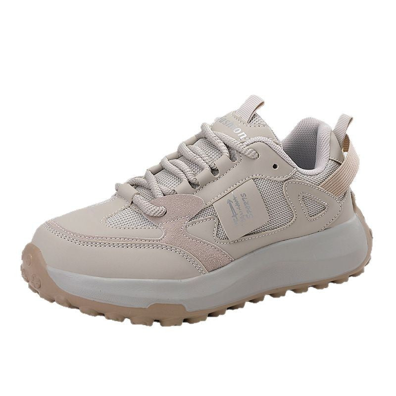 Lightweight Platform Sneaker Casual Feet Smaller Dad Shoes