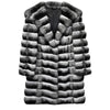 Casual Mid-length Warm Artificial Mink Hair Marten Overcoats