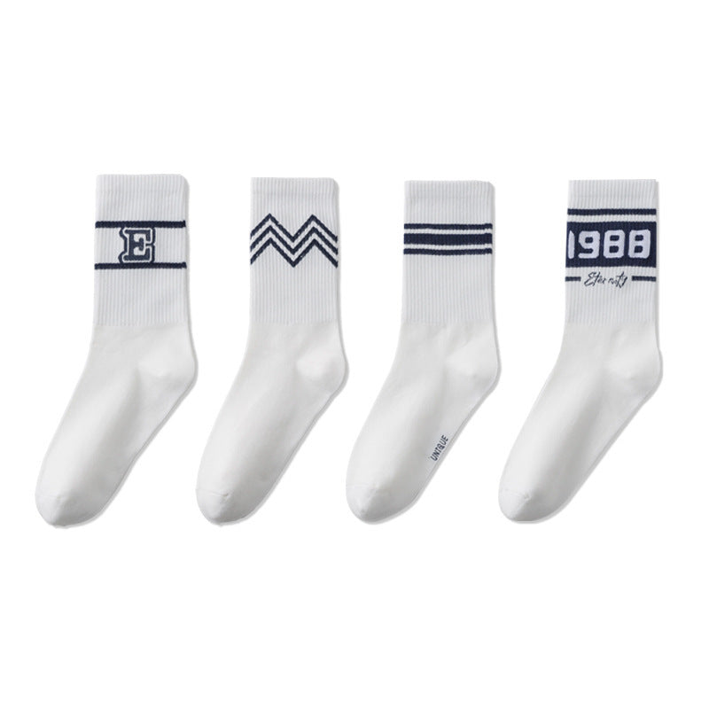 Pantaloni sportivi in ​​puro cotone a metà polpaccio