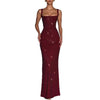 Womens Sequin-decorated Figure-hugging Fashionable Dress