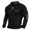 Stand Collar Long-sleeved Sweater Men's Stitching Men's