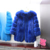 Fox Fur Mid-length Coat For Women