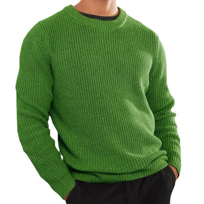 New Men's Casual Knitted Sweater Long Sleeve
