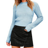 Long-sleeved Knitted Pullover Round Neck Slim Fit Sweater