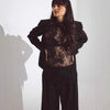 Top Donna Puro ed Elegante con Bordo in Pizzo