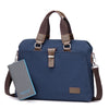 Men's Business Casual Oxford Cloth Handheld One Shoulder Canvas Briefcase