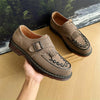 Fashion Tassel Woven Men's Round Shoes