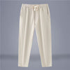 Cotton And Linen Thin Loose Plus Size Sports Straight Pants