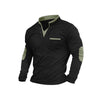 Stand Collar Long-sleeved Sweater Men's Stitching Men's