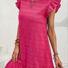 Casual And Fashionable Women's Pleated Waistband Dress