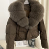 Women's Short Western Style Fashionable Warm Down Jacket