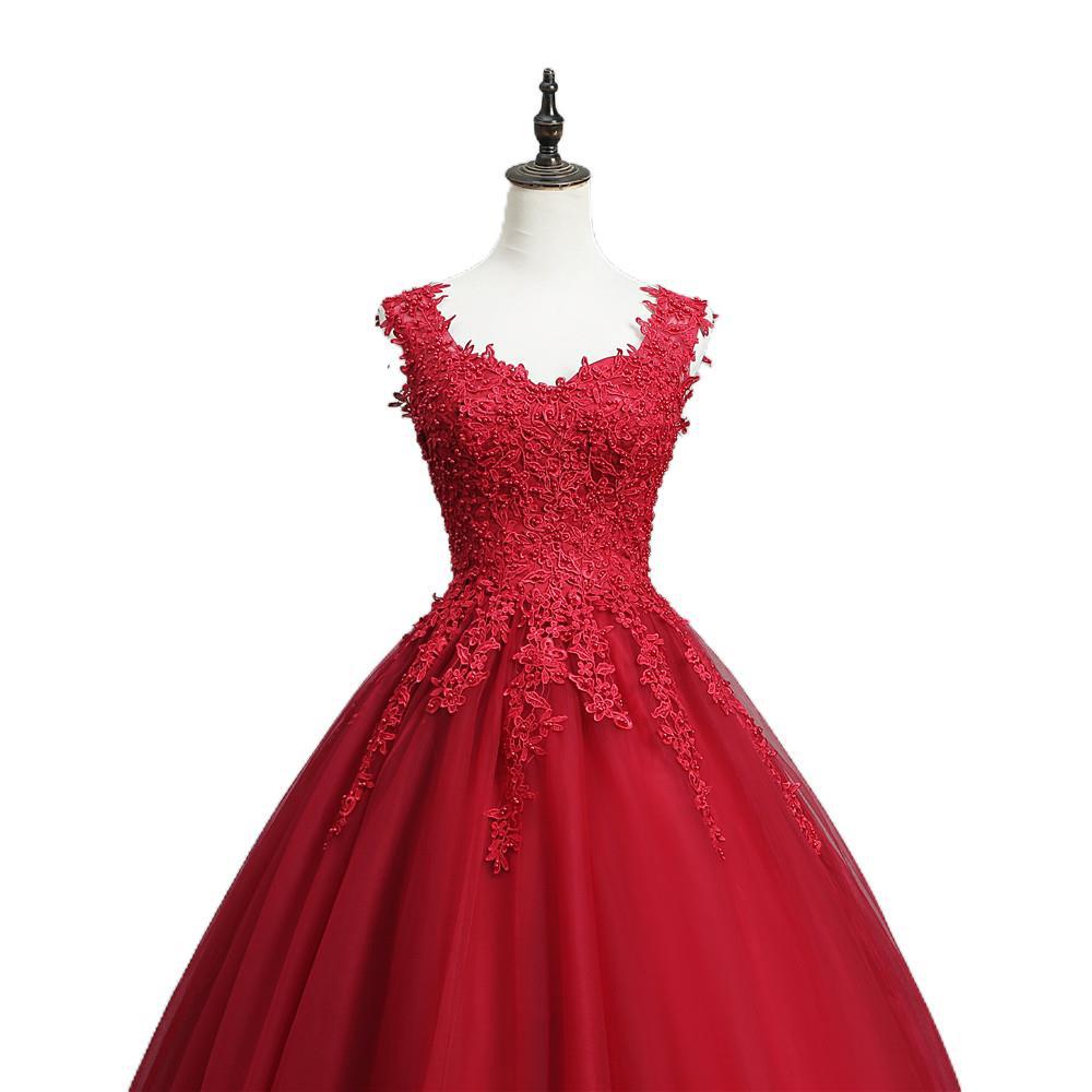 Abiti da sposa Abiti da damigella d'onore Tulle Tutu da donna con scollo a V