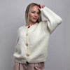 High-grade Idle Style Loose Crew Neck Coat