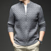 Fashion Autumn New Zipper Collar Sweater Men