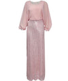 Vestito da sera in chiffon con perline da donna africana Taglie forti