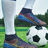 High-top Youth Spike Turf Soccer Shoes