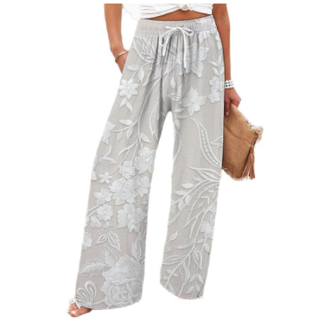 Womens Printed High-Waisted Casual Yoga Pants
