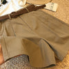 Pantaloni ampi da donna a vita alta, casual e versatili, in stile workwear