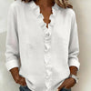 Camicia in cotone a maniche lunghe con balze