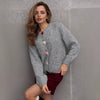 High-grade Idle Style Loose Crew Neck Coat