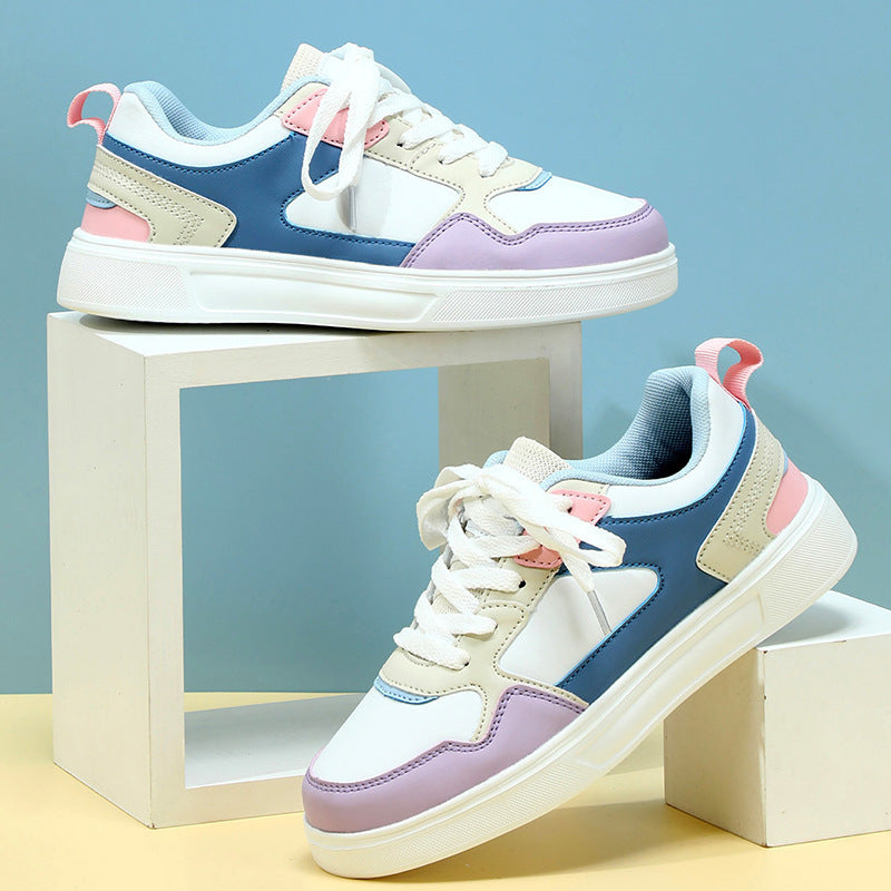 Platform Skateboard Shoes Couple Casual Flat Shoes