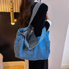 Denim Shoulder Bag Large Capacity Totes