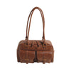 Borsa a tracolla Boston vintage marrone Maillard