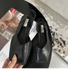 Women's Fashion Square Head French Retro Sandals