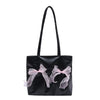 College Style Bow Tote Bag Large Capacity