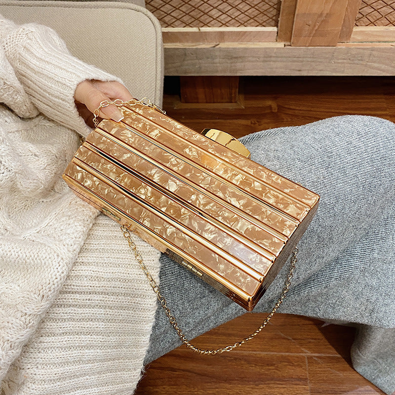 Borsa da sera in acrilico di alta qualità da donna