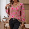 Women's Leopard Pattern Jacquard Knitted Sweater