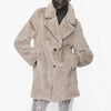 Fall Winter Fashion Artificial Fur Women's Warm Mid-length Coat