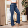Women's High Stretch Jeans Slim Fit Hip Raise Bootcut Trousers